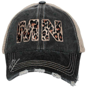 MN Minnesota Leopard Women's Trucker Hat