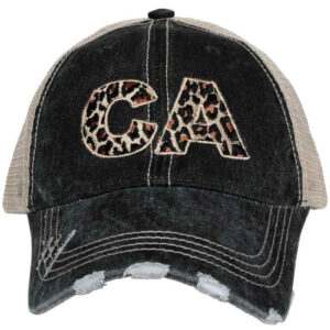 CA California Leopard Women's Trucker Hat