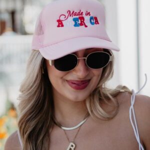 Made in America Foam Embroidered Trucker Hat