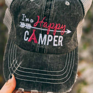 I'm A Happy Camper Trucker Hat