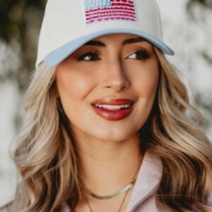 American Flag Vintage Style Hat