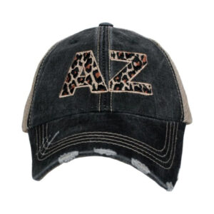 AZ Arizona Leopard State Women's Trucker Hats