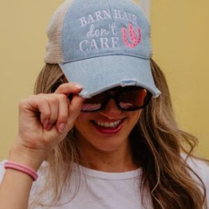 Barn Hair Don't Care Denim Trucker Hat