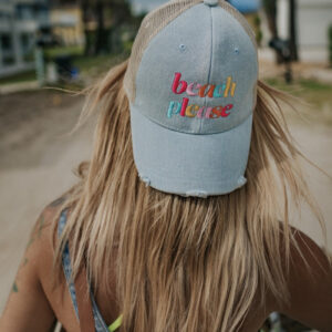 Beach Please (LOWERCASE) Trucker Hat