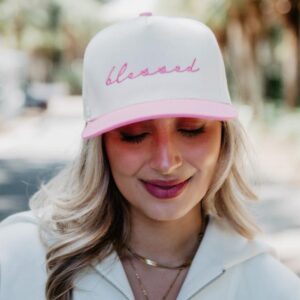 Blessed (Cursive) Two-Toned Hats