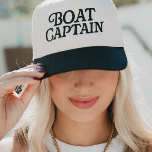 Boat Captain Two-Toned Vintage Hat