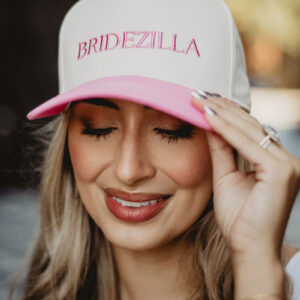 BRIDEZILLA Two-Toned Vintage Hat