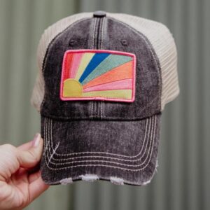 Bursting Sunshine Patch Trucker Hat