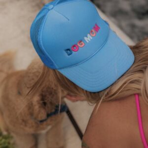 Dog Mom Multicolored Foam Trucker Hat