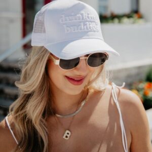 Drinking Buddies 3-D Embroidered Trucker Hat