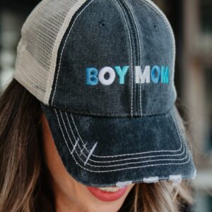 Boy Mom Women's Trucker Hats - Multicolored