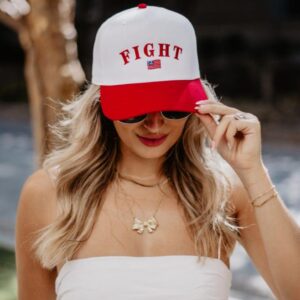 FIGHT Flag Two-Toned Hat
