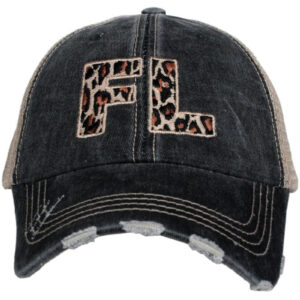 FL Florida Leopard State Women's Hat