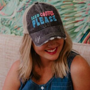 Iced Coffee Please Trucker Hat