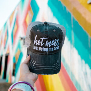 Hot Mess Just Doing My Best Trucker Hat