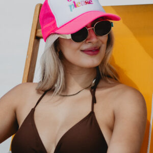 Beach Please (LOWER CASE) Foam Trucker Hat
