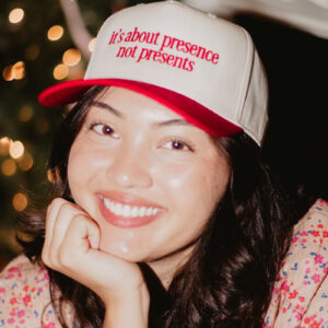 It's About Presence. Not Presents Vintage Hat
