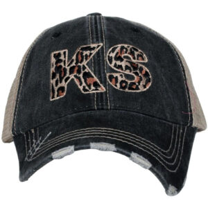 KS Kansas Leopard State Women's Hat