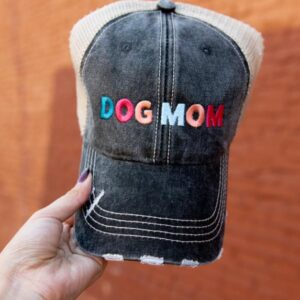 Dog Mom Women's Trucker Hats - Multicolored