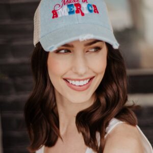 Made in America Denim 4th of July Trucker Hat