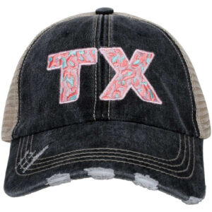 TX PINK Leopard Women's Trucker Hats