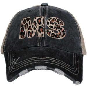 MS Mississippi Leopard State Women's Hat
