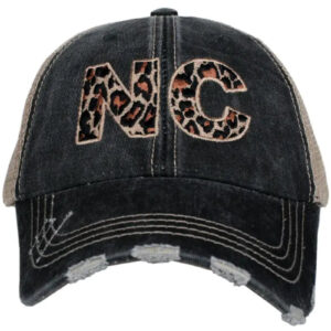 NC North Carolina Leopard State Women's Hat