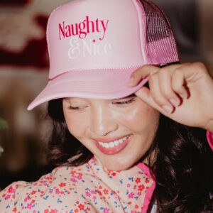 Naughty & Nice Foam Trucker Women's Hat