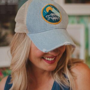 Road Trippin' Women's Denim Trucker Hat