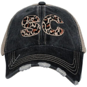 SC South Carolina Leopard State Women's Hat