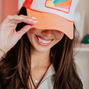 Bursting Sunshine Patch Foam Trucker Hat