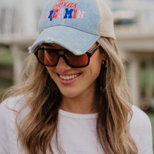 Texas Dreamin' Denim Trucker Hat