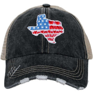 Texas Shape Flag Women's Trucker Hats