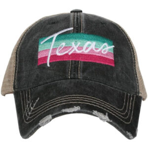 Texas Striped Trucker Hats