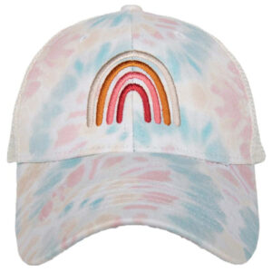 Rainbow Tie Dye Trucker Hat