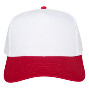 Red and White Two-Toned Vintage Hat