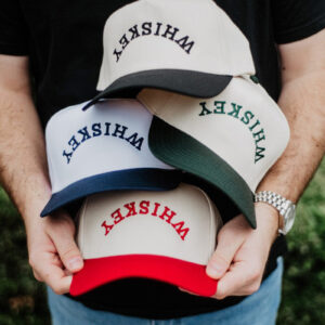 WHISKEY Upside Down Men's Trucker Hats Vintage