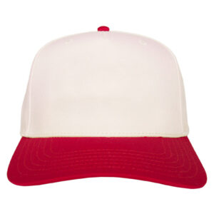 Red and Tan Two-Toned Vintage Hat