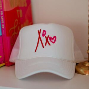 XOXO Heart Foam Trucker Hat