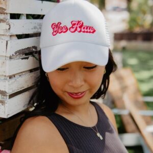 Yee Haw Trucker Hat (White Foam)